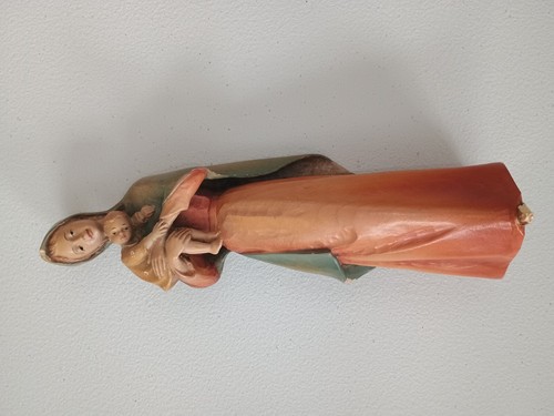 ANRI Madonna & Child Firenze ITALY Angelica PDDM Carved Wood Figurine 9.25" RARE - Picture 24 of 24