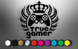 Gaming Zone Sticker Game Room Door Wall Art Vinyl Decal PC Console Laptop Window