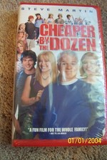 Cheaper By The Dozen VCR Tape - NEW - Factory Sealed