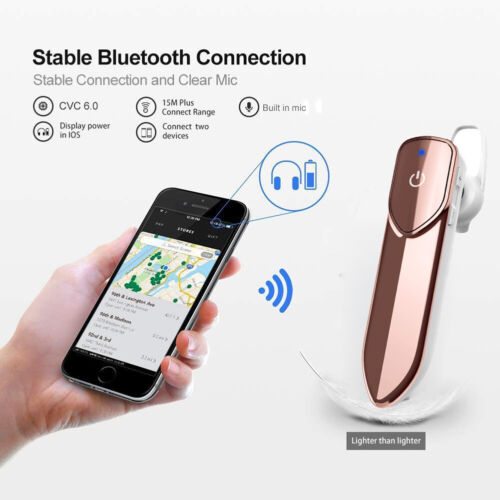 Bluetooth Headset Stereo Headphone with Microphone Wireless Business Earphone - Picture 25 of 26