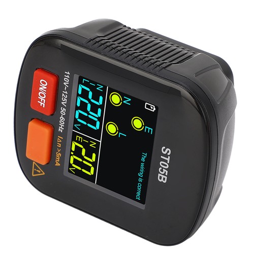 Comprobador de toma de corriente Probador de enchufe eléctrico Detector de receptáculos con pantalla LED - Imagen 15 de 24