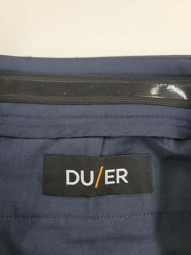 DUER NuStretch Taper Fit Performance Pants - Navy Blue - Men's 34 x 31 - Picture 13 of 17