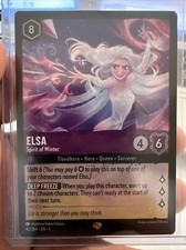 Disney Lorcana The First Chapter Elsa Spirit Of Winter Legendary 42/204 NON FOIL