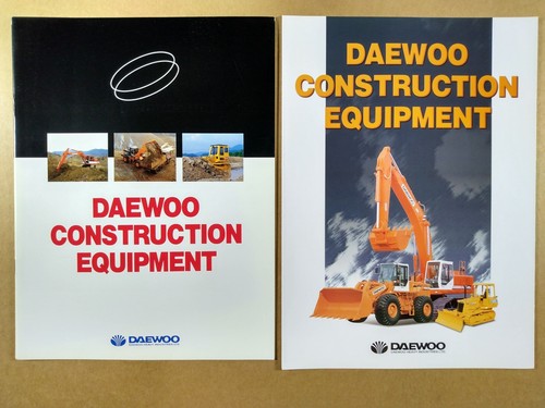LOTE DE 20 FOLLETOS DAEWOO excavadoras cargadoras equipo construcción muy limpio - Imagen 11 de 11