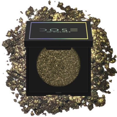 AUTHENTIC DOSE OF COLORS COSMETICS EYESHADOW BLOCK PARTY COLL JACKPOT GREEN GRAY