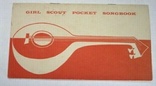 1956 Girl Scout Pocket Songbook Paperback -E8A-26