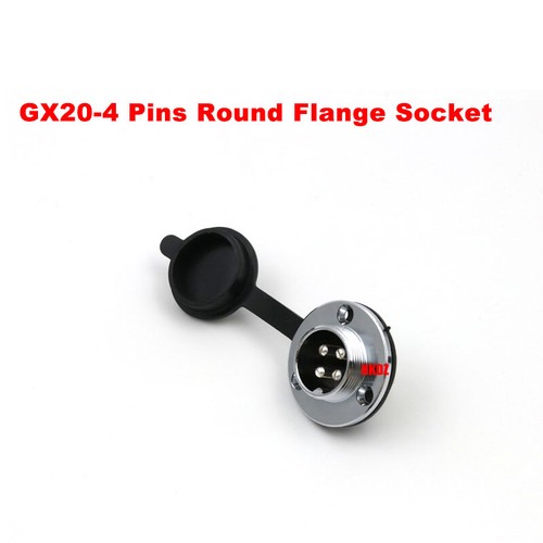 GX20 Aviation Plugs Round Flange Sockets Metal Panel Cable Connectors 2~15 Pins - Picture 38 of 47