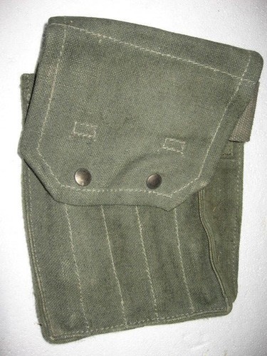 MAT 49 Giberna Francese Borsa Borsetta mod. 50/53 Indocina Algeria Paracadutista - Foto 2 di 2