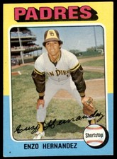 1975 Topps #84 Enzo Hernandez San Diego Padres