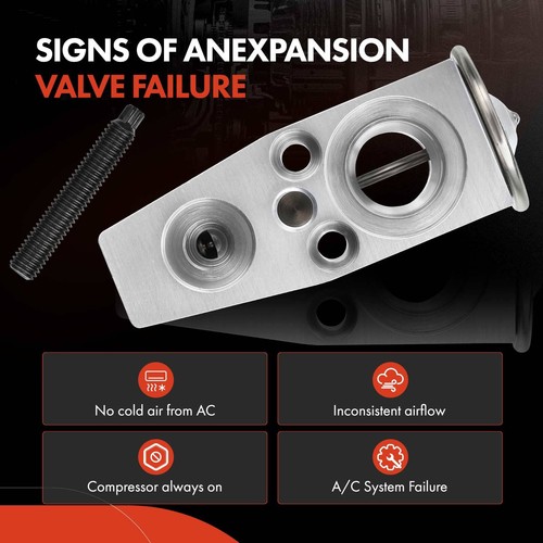 A-Premium soupape d'expansion A/C neuve pour Fiat 500 2015 2016 2017 2018 L4 1,4L SOHC - Photo 5/8