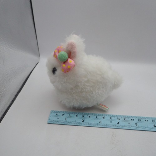 Usadama-chan C1308 White Rabbit Amuse Plush 5" Stuffed Toy Doll Japan - Picture 4 of 9