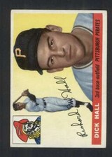1955 Topps #126 Dick Hall EX/EX+ RC Rookie Pirates 85797 