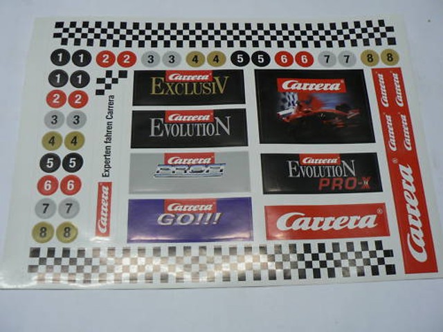 Carrera Evolution Professional Exclusive Go Pro-x Sticker NEW- Carrera Evolution Professional Exclusive Go Pro-x Sticker NEW-