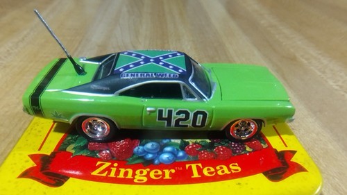 Dukes Of Hazzard General Weed Custom Green '69 Dodge Charger,1:64,new! - Picture 7 of 15