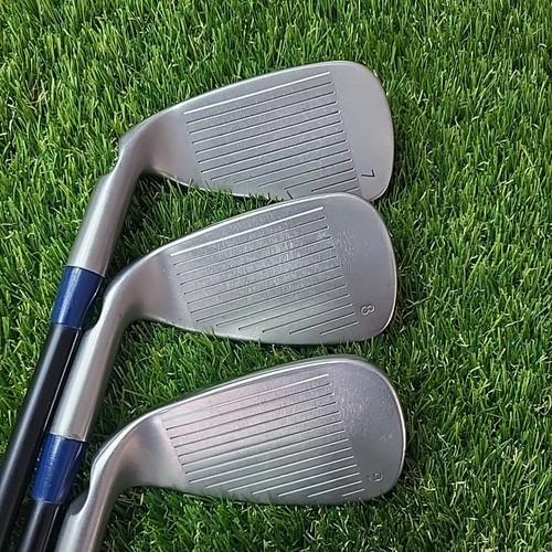 Ping G Le Iron Set 7-PW + SW Orange Dot Alta Cb Soft Regular Graphite Shafts - Picture 2 of 6