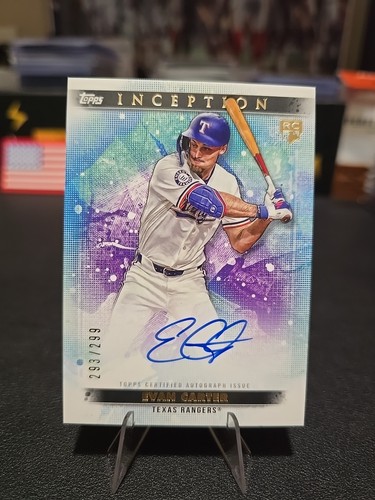 2024 TOPPS INCEPTION - EVAN CARTER - RC ROOKIE AUTO /299 RANGERS