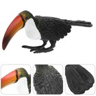 Bird Model Crafts Figurines for Home Decor Toucan Statues Animal Ornaments