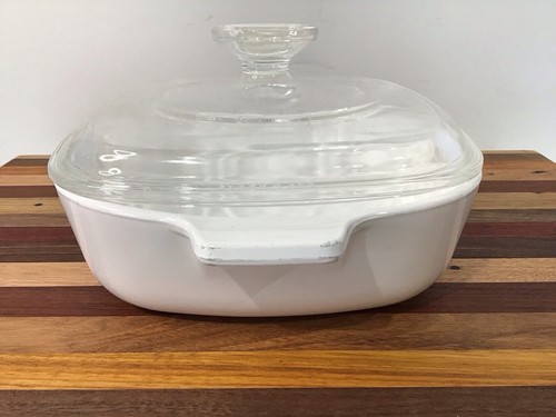 Vintage Corning Ware blaue Kornblume 1 Quart Kasserolle Backform P-1-B mit Deckel - Bild 2 von 8