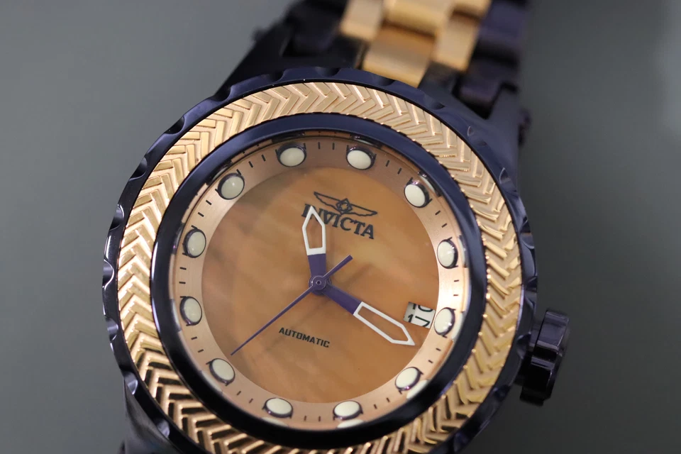 INVICTA Specialty Boy 44mm Stainless Steel Rose Gold + Purple Rose Gold dial - Image 3 of 4