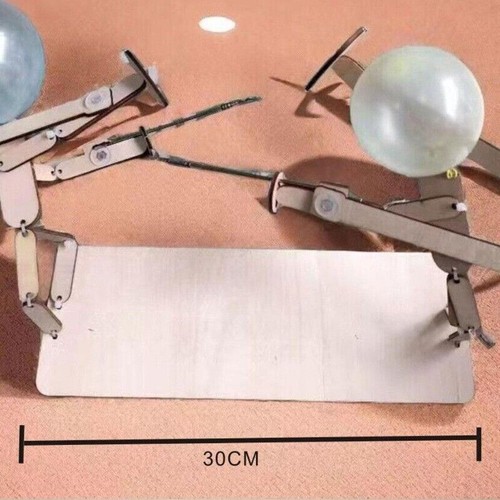 Palloncino Bamboo Uomo Battaglia - Nuovo Fatto a Mano Recinzione Legno Pupazzi Gioco Famiglia - Foto 17 di 20