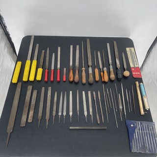 Vintage Tools Metal Hand File Lot ( Nicholson Amswiss Spearfile Craftsman)