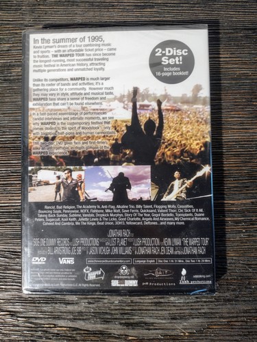 RARE NEW/SEALED DVD: THE WARPED TOUR: A CONCERT, A CULTURE, AN ENTIRE GENERATION - Foto 2 di 2