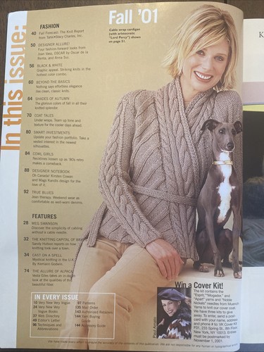 Vogue Knitting International Magazine Lot of 6 Vintage Issues 2000 to 2002 - Picture 13 of 19