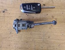 2013 PEUGEOT 207 SW MK1 FL DRIVER SIDE DOOR LOCK BARREL + KEY