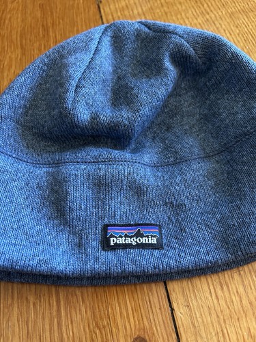 Patagonia Better Sweater Beanie Industrial Navy Outdoor Hiking Fleece - Picture 4 of 6
