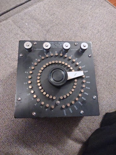 General Radio Co. Type 164 Audibility Meter Wooden Box - Weston Electrical Mint! - Picture 3 of 8
