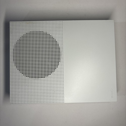 Microsoft Xbox One S 1681 White System Console Only For Parts Or Repairs