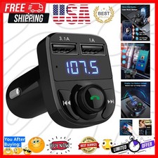 Handsfree Call Car Charger,Wireless Bluetooth FM Transmitter Radio Receiver,M...