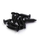 100 Pcs Rigipsschrauben Schwarze Holzschrauben Selbstschneidende