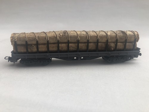 Electrotren 5124 HO Gauge RENFE Bogie Lumber Wagon 450 327 Grey Nr Mint Boxed - Picture 3 of 20