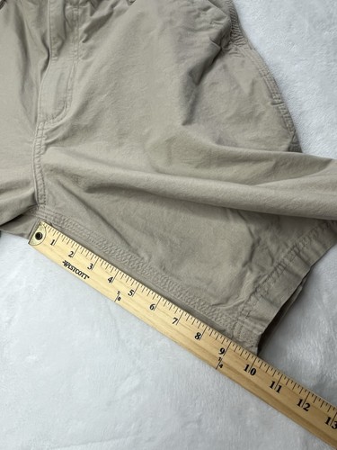 Pantalones Cortos CARHARTT Para Hombres 36 Tostado Caqui Lona Carpintero 10" Entrepierna B147 Utilitario - Imagen 10 de 13