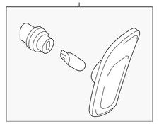 Genuine Mazda Marker Lamp Assembly NE55-51-5F0A
