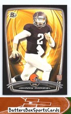 2014 Bowman #9 Johnny Manziel Rookies Black