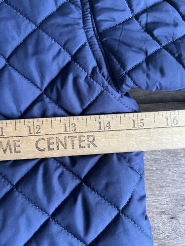 Polo Ralph Lauren Jacket Youth 4 Blue Quilted Navy Corduroy Lined Insulated - Picture 5 of 14
