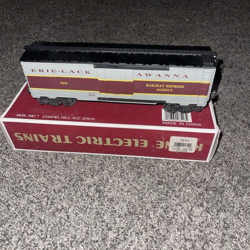 VTG. K-LINE K-25-7513 O Gauge ERIE LACKAWANNA Reefer Box Car New In Box - Picture 3 of 9