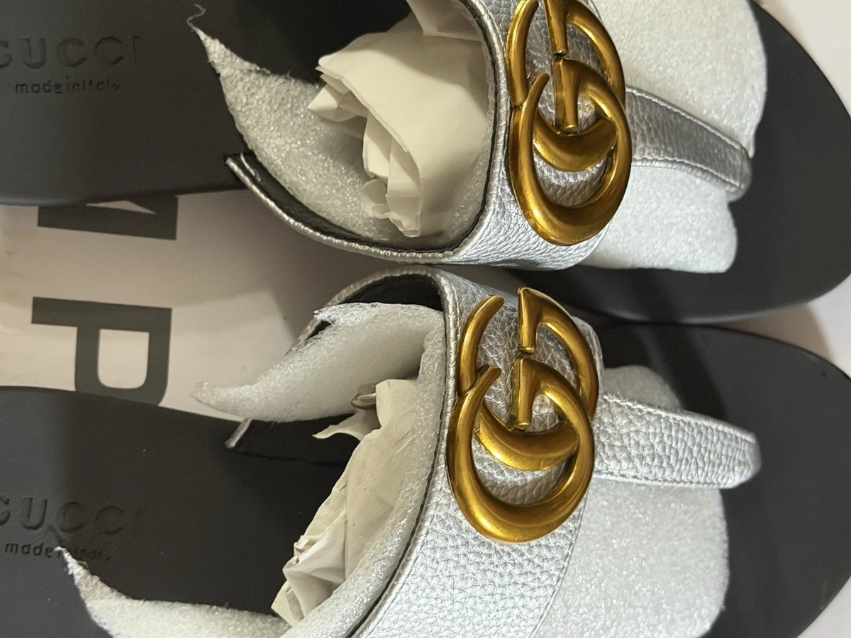 Gucci Gold Sandals for Women for sale - eBay