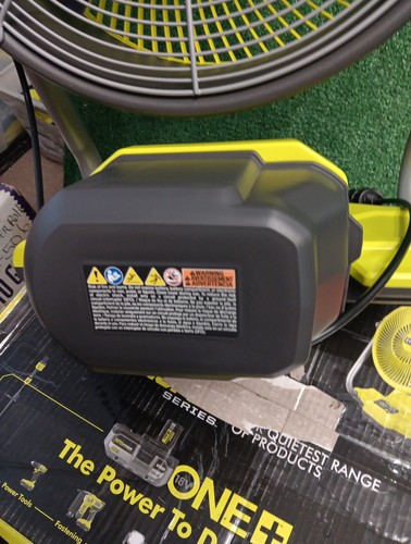 NEW RYOBI 18V Hybrid WHISPER 12"inch Misting Air Cannon Fan (Tool Only) PCL850B - Picture 10 of 14
