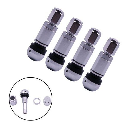 Reliable Tubeless Wheel Tyre Valve Stems Cap Pack of 4 for Cars and Motorcycles - Picture 2 of 10