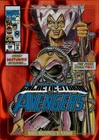 MARVEL MASTERPIECES 92 PLATINUM 2024 DEATH BIRD ORANGE LAVA CARD /25