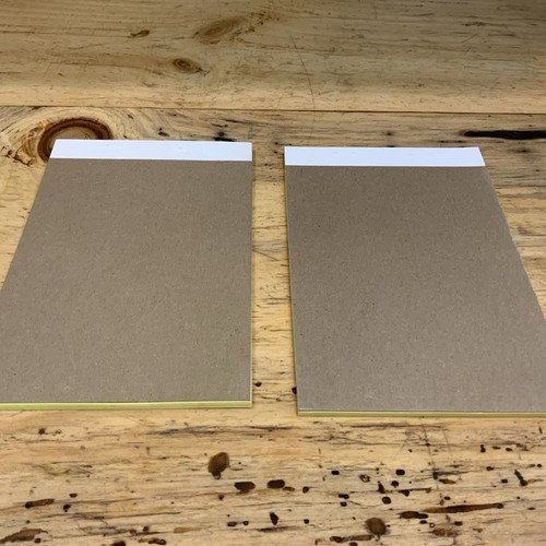 Vintage Menge 2 Jr Legal Schreibblöcke Papier 5” x 8” Sam's Club kanariengelb - Bild 3 von 8
