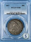 1817-P Capped Bust Half Dollar — photo from another recent sale