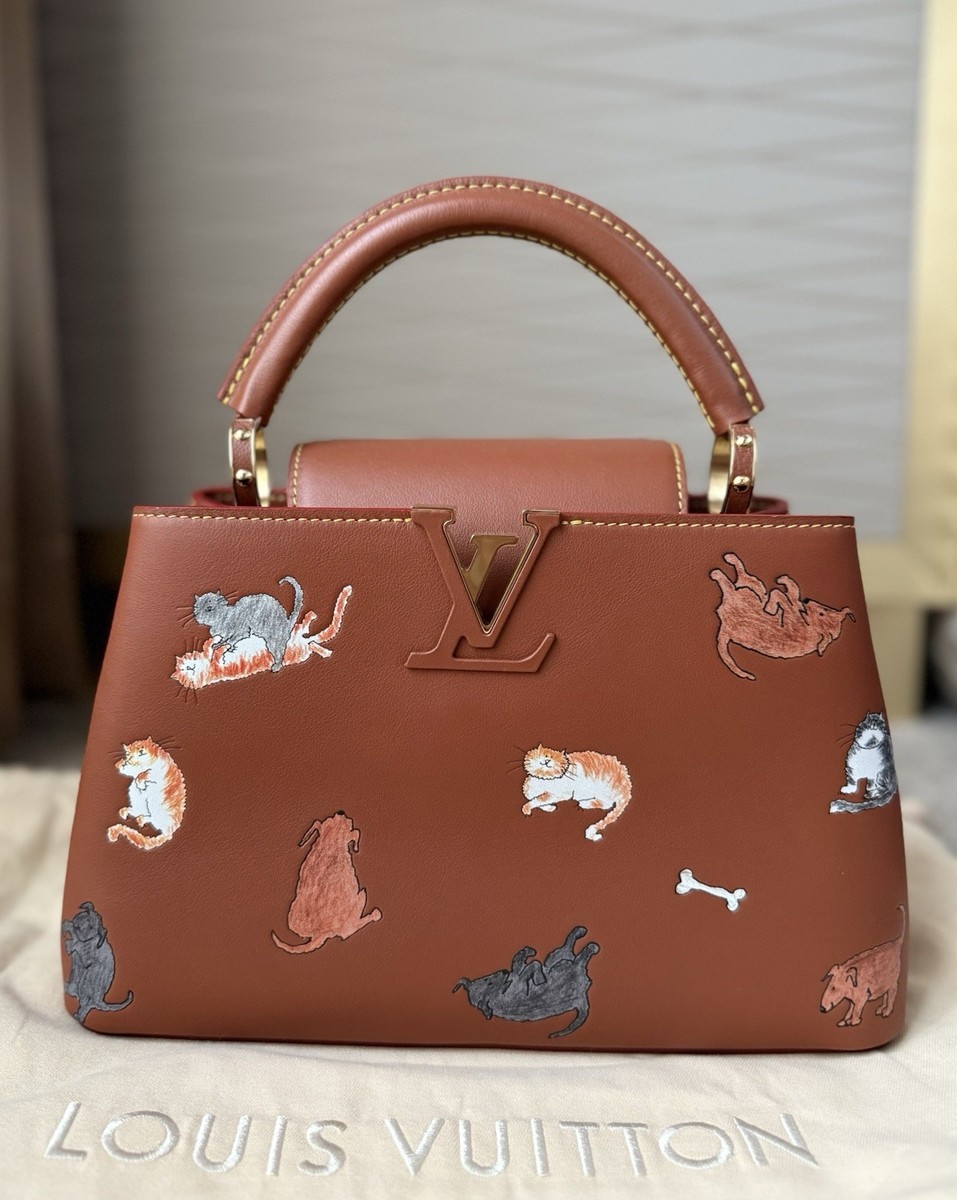 Louis Vuitton LV M25874 Capucines BB Grace Coddington Cat Catogram