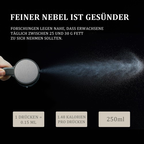 Ölsprüher für Speiseöl Öl Sprühflasche Ölzerstäuber Oil Sprayer Ölspender Spray - Bild 6 von 16