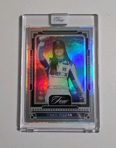 HAILIE DEEGAN 2025 PANINI TURN FOUR CENTER STAGE #/75 SILVER NASCAR #6 - Picture 1 of 2