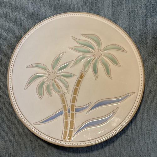 VINTAGE PFALTZGRAFF PALM TREE DINNER PLATE 11 1/8" - Picture 1 of 4