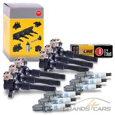 6x NGK ZÜNDSPULE +6x NGK ZÜNDKERZE FÜR BMW 3-ER E46 320 323 325 328 330 M52 M54 